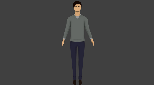 Low-poly Man Casual Clothes 3 Free low-poly 3D model by Razvan Savescu