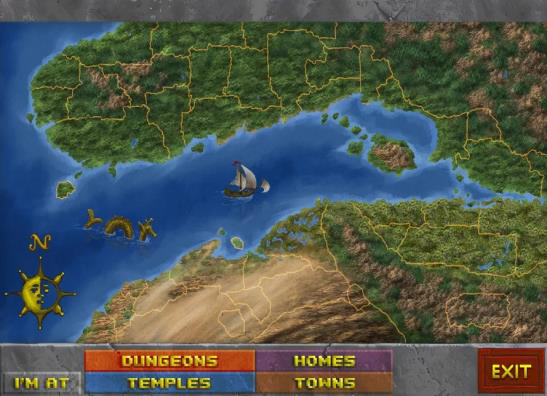 Глобальная карта The Elder Scrolls 2: Daggerfall была даже слишком большой