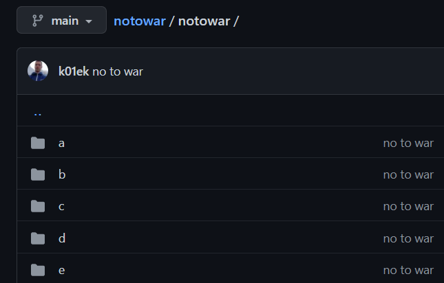 No to war на всех языках No to war на всех языках