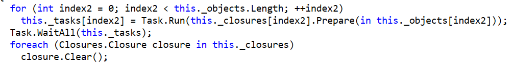 Декомпилированный код с собственным замыканием в C#