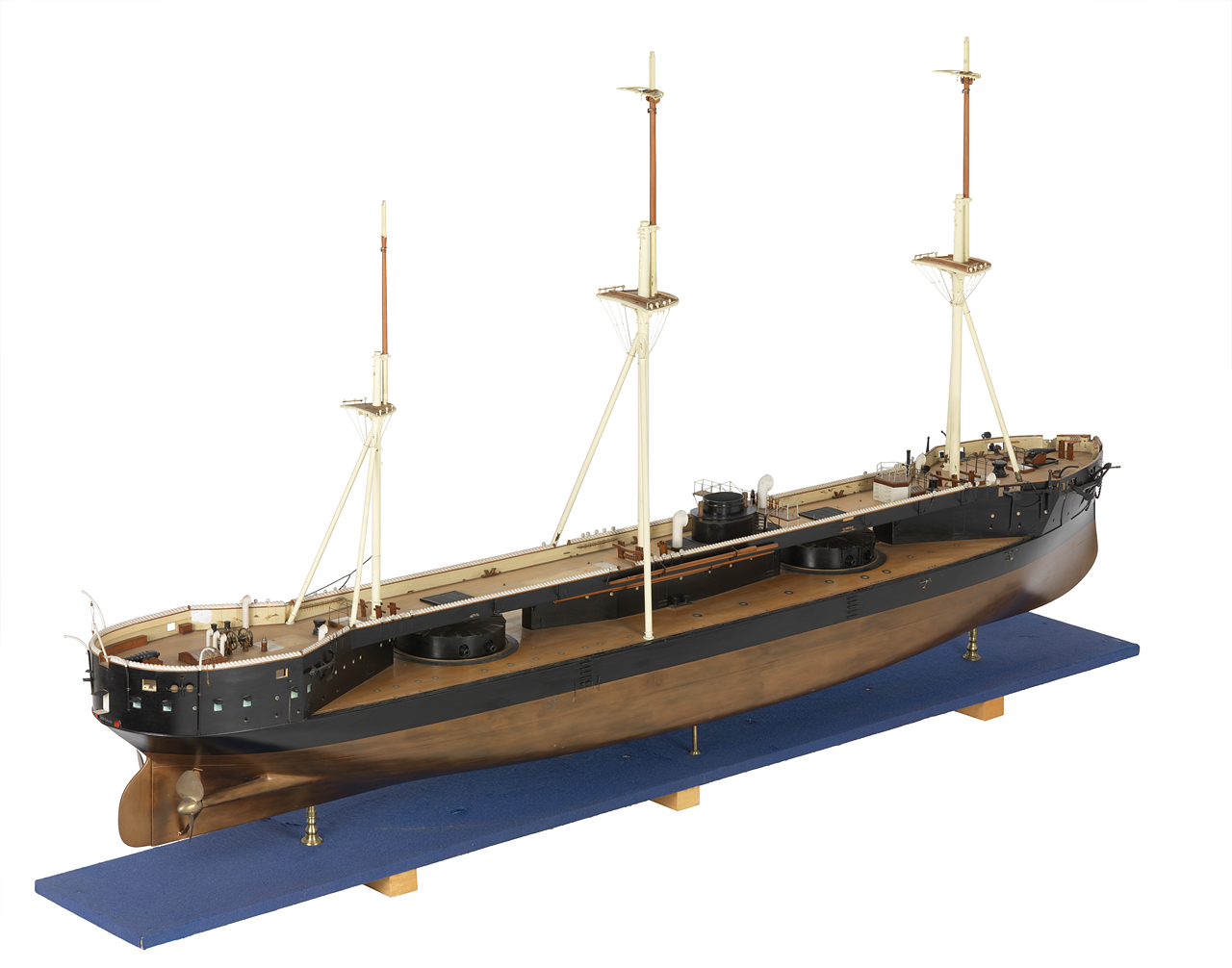 Модель корабля HMS Captain в Гринвичское музее. 