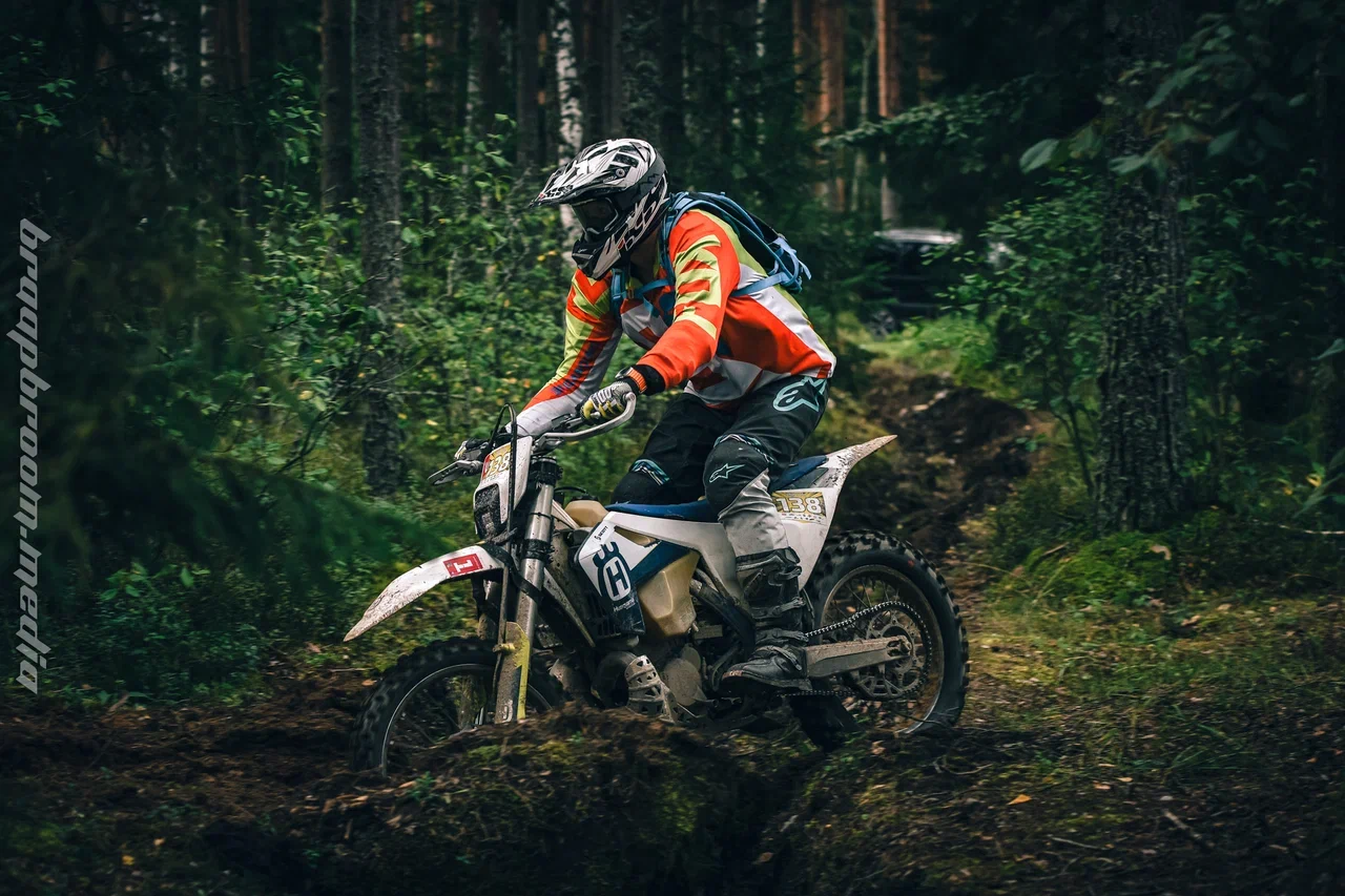 На гонке Hard Trail в Ленинградской области