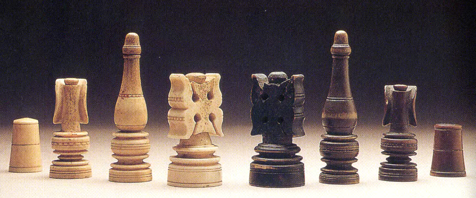Шахматы флорентийца Фабиано Эмбриачи выполненные приблизительно в 1450 году