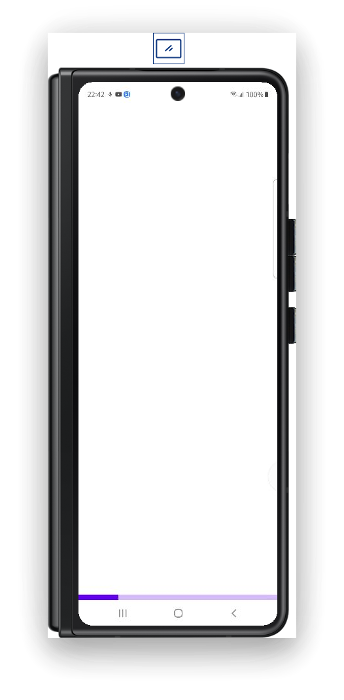 Результаты тестирования на Galaxy Z Fold 3 показали, что у приложения наблюдается проблема с жизненным циклом. Экраны первой настройки пропадают при раскладывании/складывании устройства и переходе приложения на другой экран.