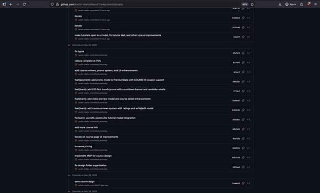 31 декабря я развернул MVP и потом поэтапно дорабатывал его с помощью ИИ до 1 января 31 декабря я развернул MVP и потом поэтапно дорабатывал его с помощью ИИ до 1 января