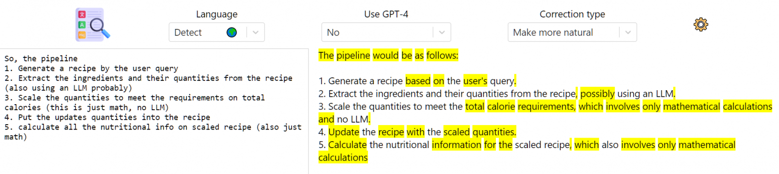 Результаты на GPT-3.5 слабо отличаются от результатов на GPT-4 Очень много исправлений по сравнению с GPT-4