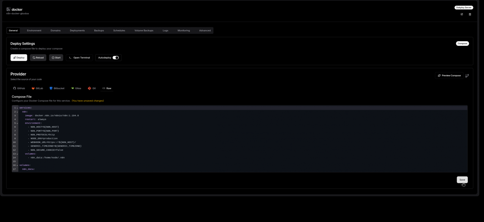 копируем конфиг и вставляем его в raw и нажимаем на save