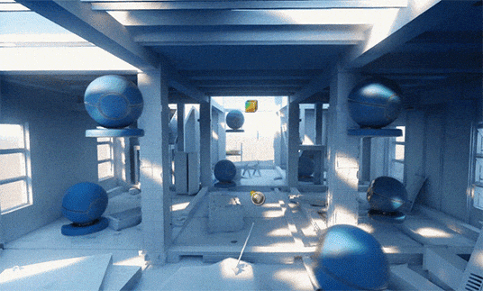 Voxel-based GI на движущихся объектах в UNIGINE
