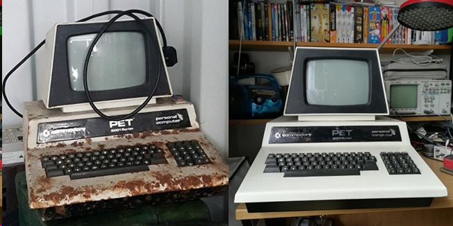 Commodore PET 2001 1977 года: до и после