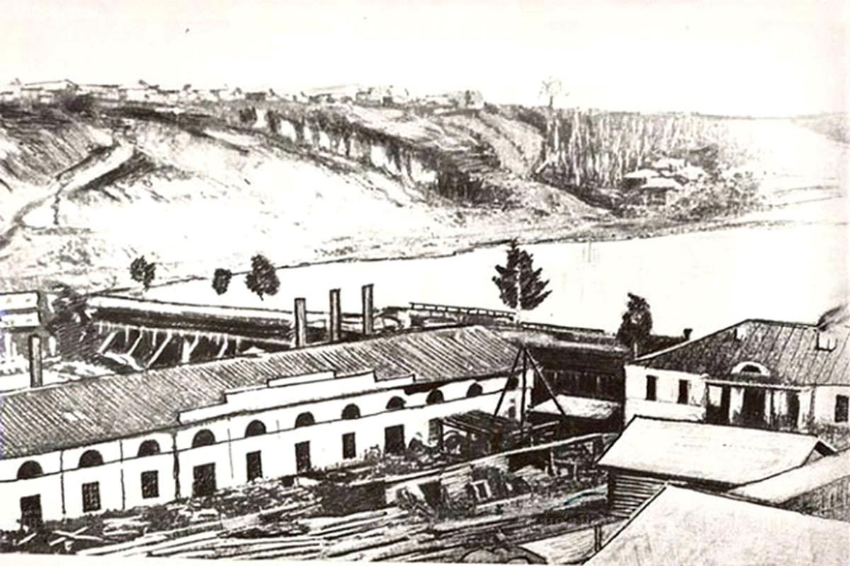 Крупнейший Мотовилихинский медный завод на Урале