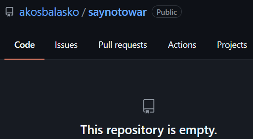 Пустой репозиторий Пустой репозиторий