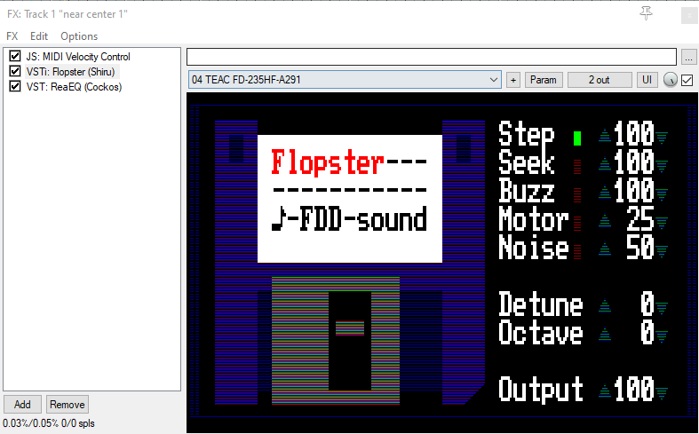 Интерфейс плагина Flopster