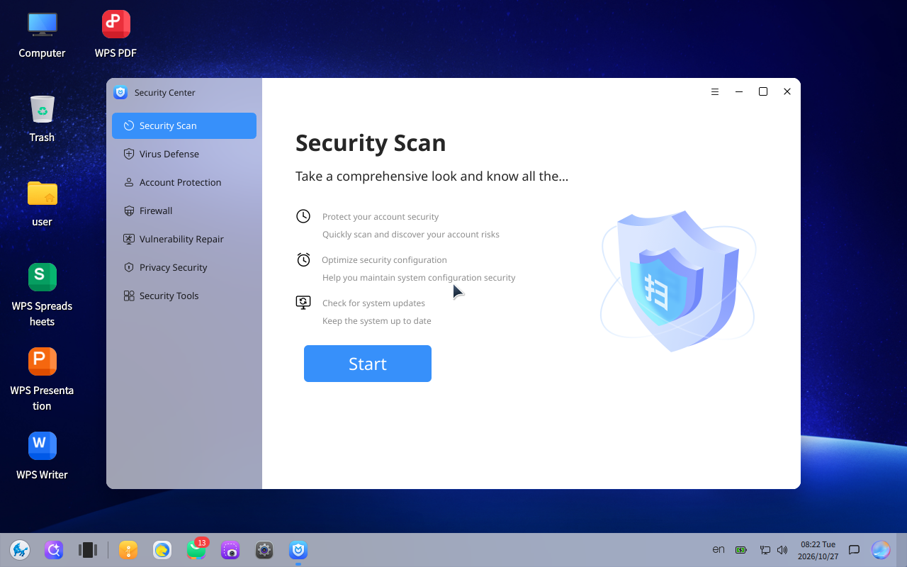 kylin-v11-security-center
