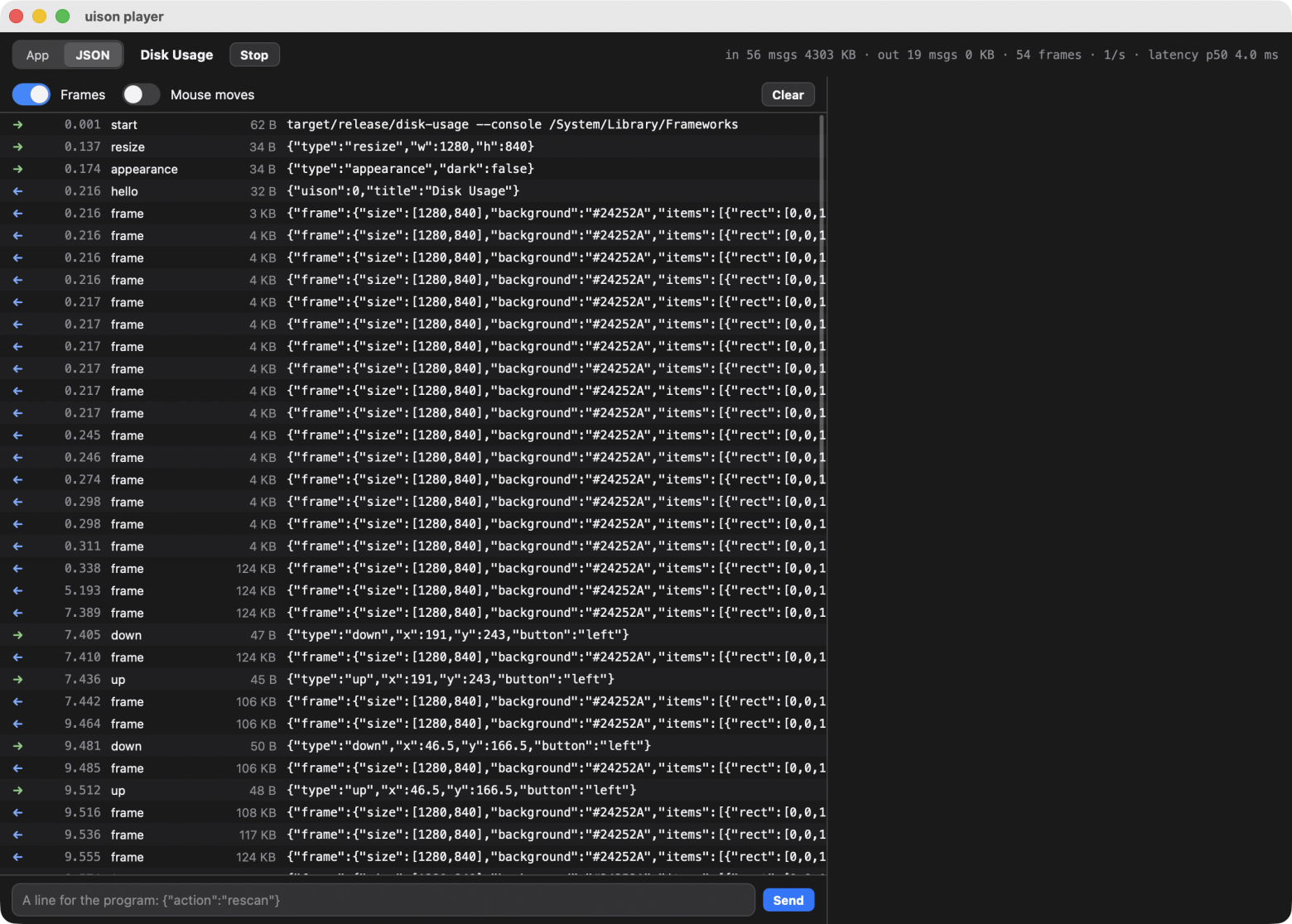 JSON рендер и события плеера