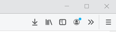 Overflow menu animation