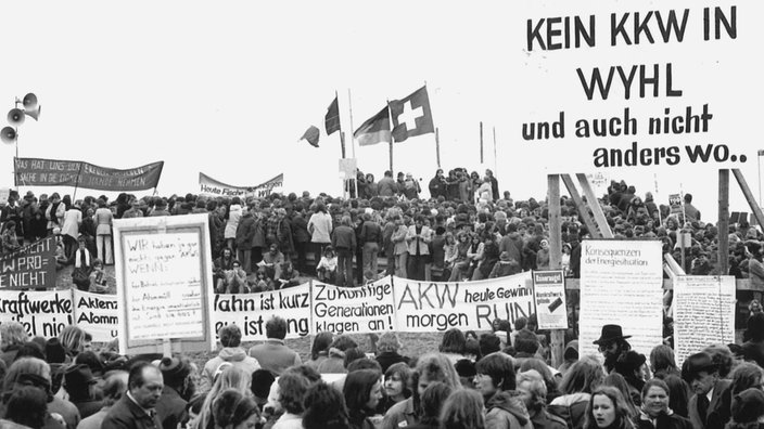Отказ от атомной энергетики в Германии. Протесты в Виле, 1975 г.