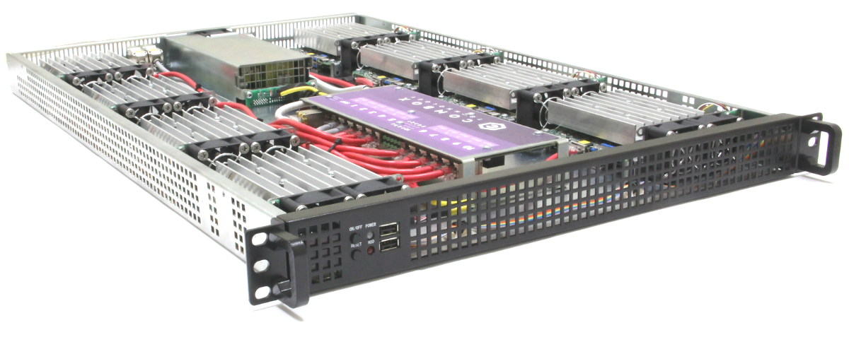 Сервер для исполнения нейронных сетей на базе 8 штук Intel NUC8i5BEK