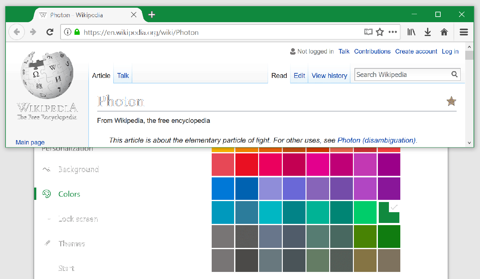 Highlight color of window title bar