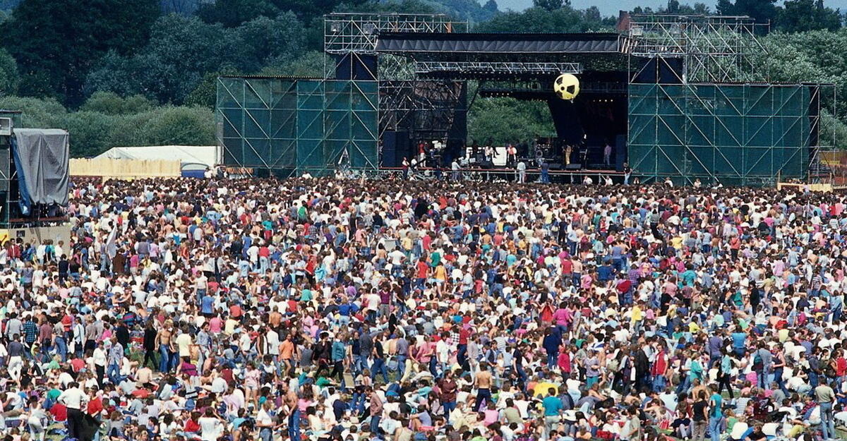 Антиядерный рок-фестиваль против строительства завода в Ваккерсдорфе, июль 1986 г.