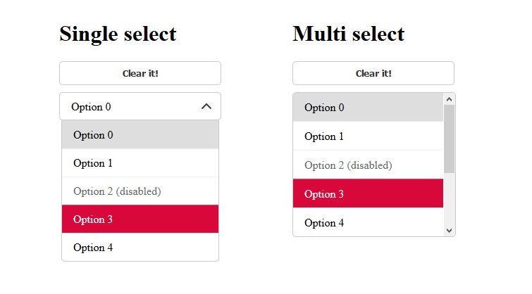 Easy selects withoud JavaScript (almost)