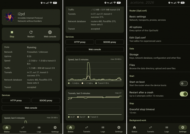 i2pd 3.0.0. Android