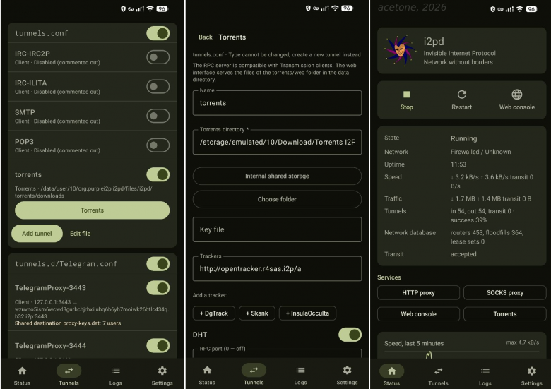 i2pd 3.0.0. Android (torrents)