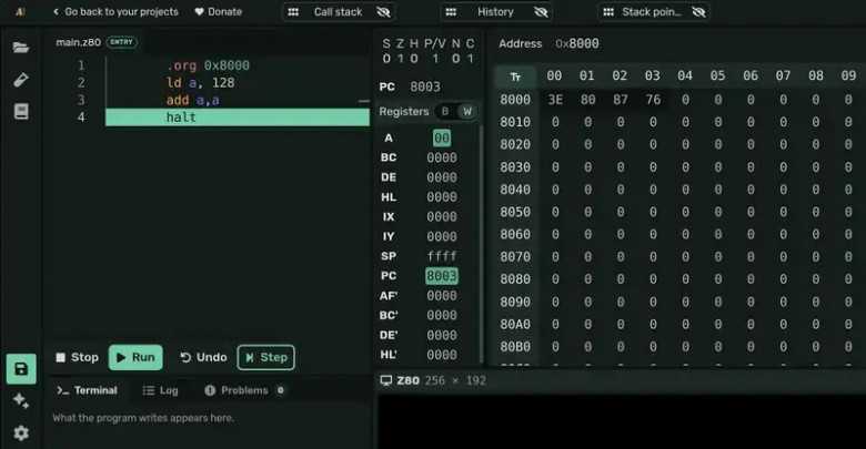 ASM Editor screenshot