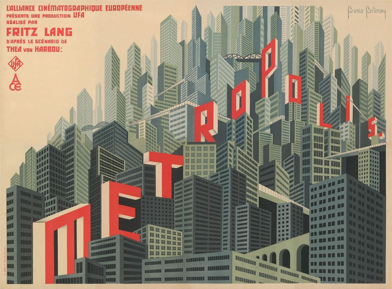 Киноафиша фильма «Метрополиса» Фрица Ланга (1927) Киноафиша фильма «Метрополиса» Фрица Ланга (1927)