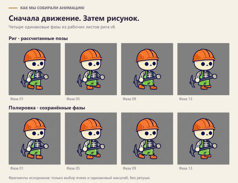 Движение от рига и художественная обработка