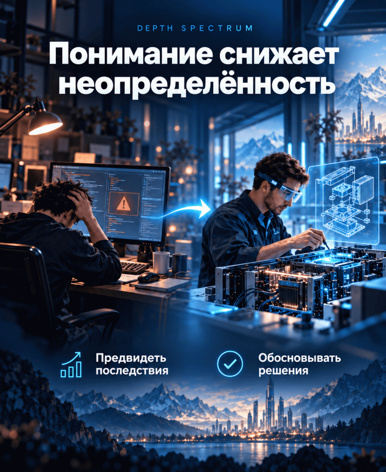 Понимание снижает неопределённость Понимание снижает неопределённость
