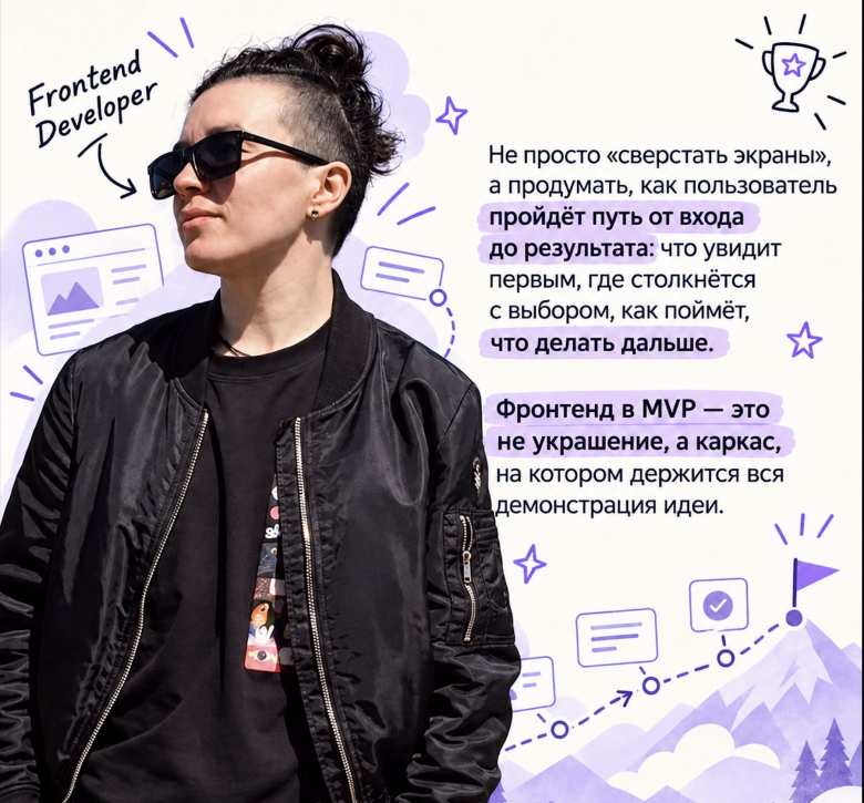 Анастасия Ярош, Frontend-разработчик, тренажер для переговоров "Вершина" для ОЭЗ "Алабуга"