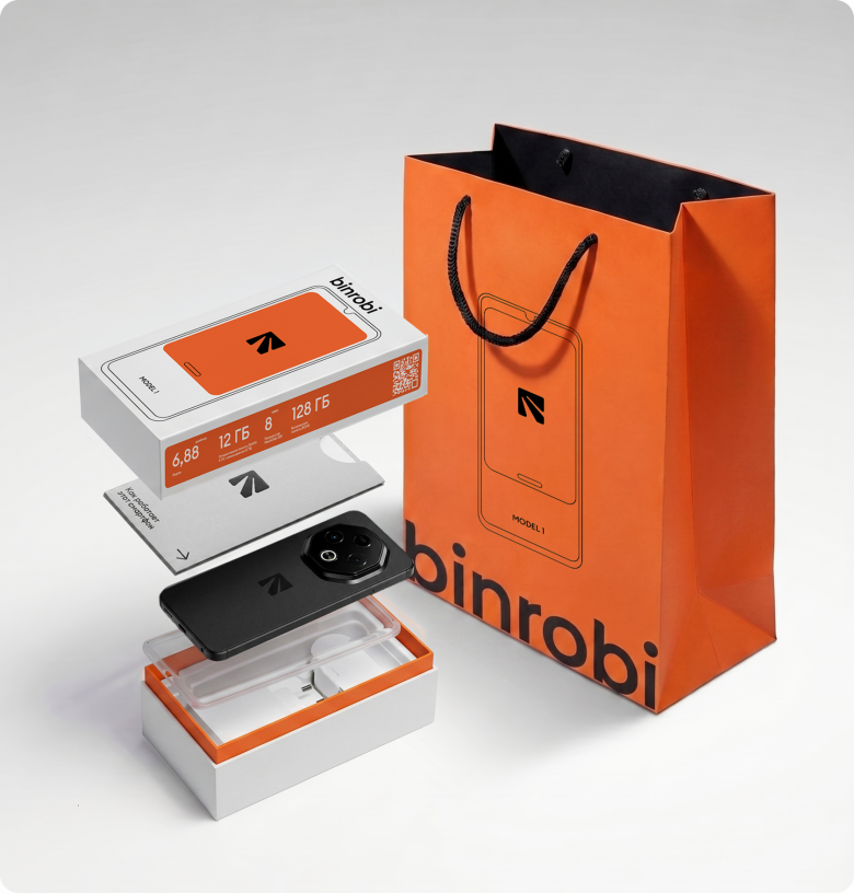Рендер Binrobi Model 1 с сайта https://bofd.tech, мне к сожалению пришел без пакетика(