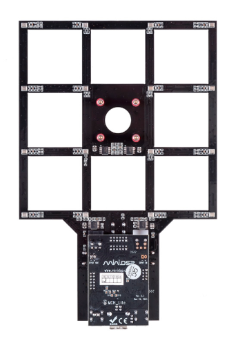 UMA-16 v2 USB mic array, фото из магазина. По центру отверстие для опционального камера-модуля