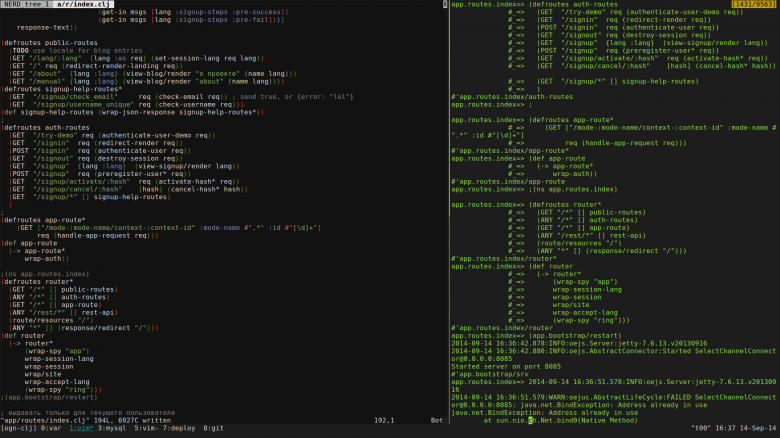 Упрощение жизни программиста с vim + vim-slime + tmux / Хабр