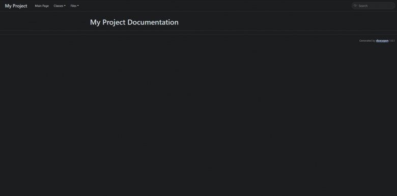 Автодокументация Doxygen и её развертывание на GitHub Pages / Хабр