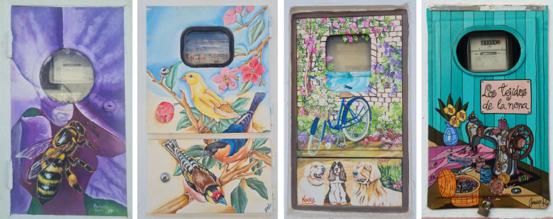 Электрощитки города Сапатока (Сантандер)