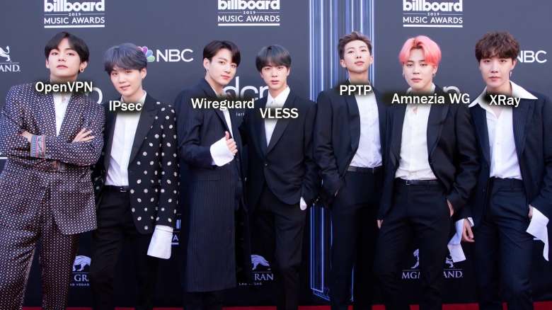 вот они слева направо