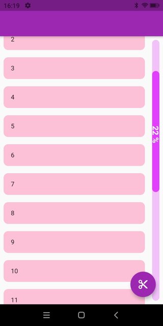 How to create a custom Scrollbar in Flutter using RenderShiftedBox / Habr