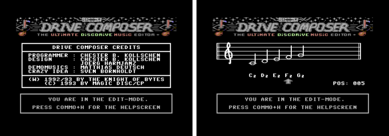 Программа Drive-Composer для Commodore 64