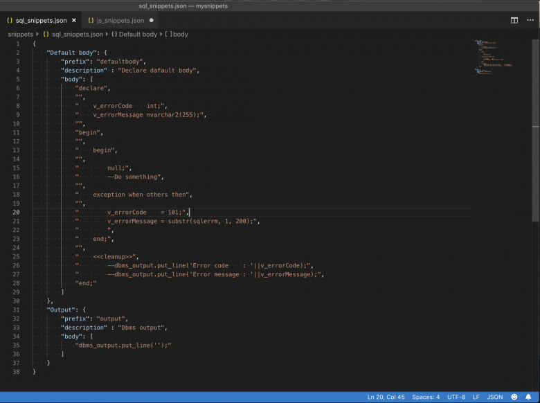 VS Code Extension — Snippets — Я расскажу как сэкономить время / Хабр