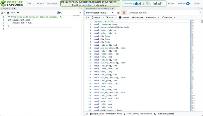 Compiler Explorer — уникальный проект для исследования компилируемого ...