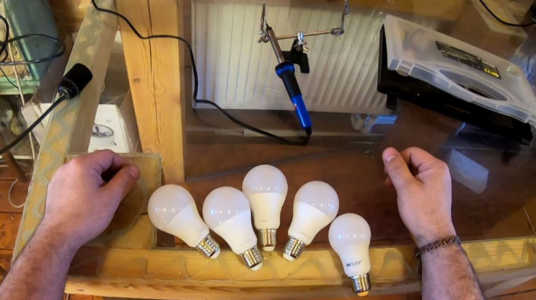 Как разобрать светодиодную лампу