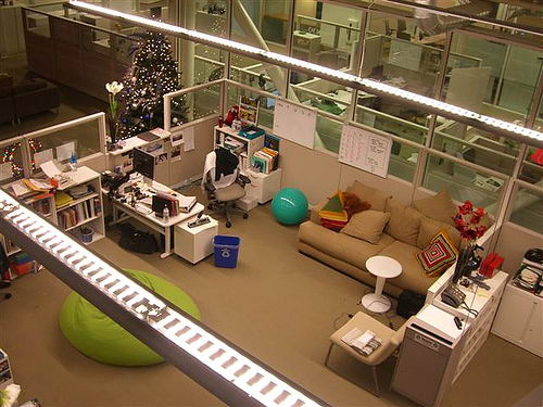 Новые фотографии офиса Google