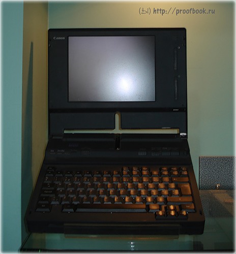 Небольшой музей ноутбуков: Canon NoteJet 486 (BN22)