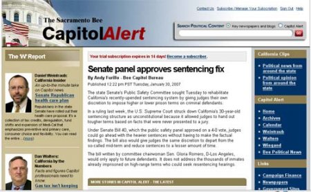 Capitol Alert screenshot