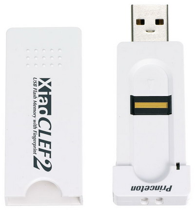 USB Flash с датчиком для распознавания отпечатков пальцев