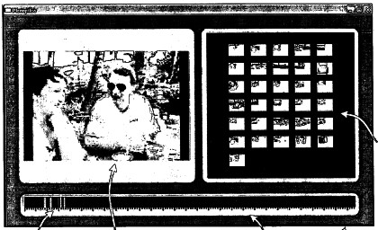 Скриншот видеобраузера Microsoft (факсимильная копия из патентной заявки)