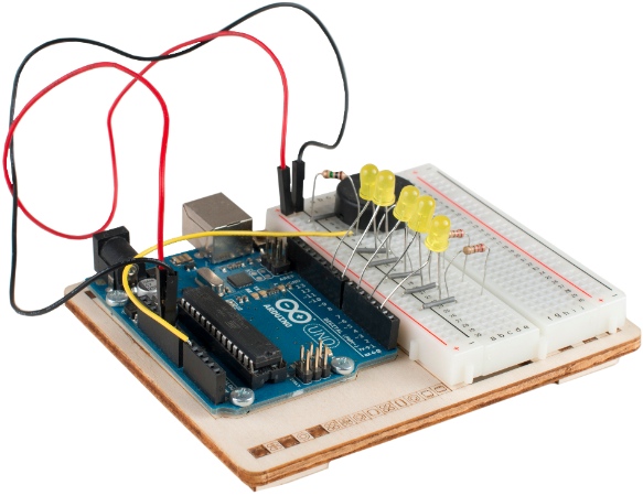 прототип электронного тортика на Arduino Uno