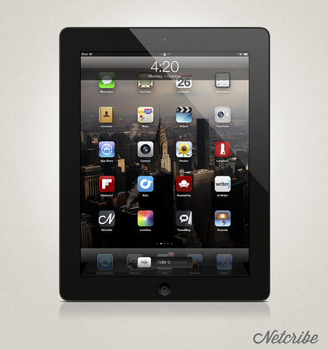 Netcribe: iPad PSD