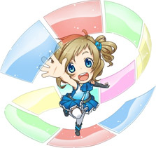 Инори Аидзава, официальный талисман Internet Explorer